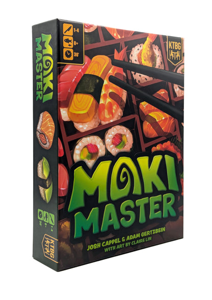 Maki Master Board Game - Compete as Sushi Chefs in a Strategic Sushi-Themed Game for 1-4 Players