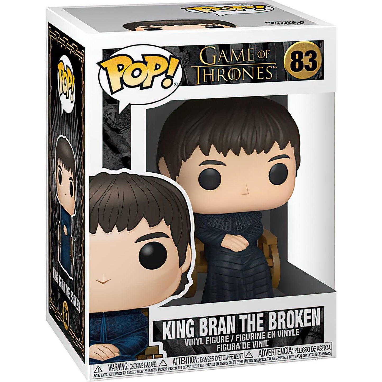 King Bran The Broken: Fun ko P o p ! Vinyl Figurine Bundle with 1 Compatible 'ToysDiva' Graphic Protector (083-45429 - B)