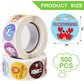 KELOOF 2 Rolls Reward Stickers for Kids Classroom,1000 Pieces Motivational Stickers for Teacher School Home Office and Party (16 Designs,1" in