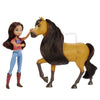 Spirit Lucky Doll (7 in) with 7 Movable Joints, Fashion Top, Treats, Brush & Spirit Horse (8 in) with Soft Mane & Tail, for Ages 3 Years Old & Up