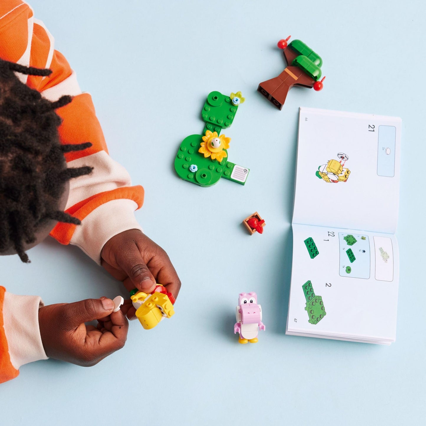 LEGO Super Mario Yoshis’ Egg-cellent Forest Expansion Set, Super Mario Collectible Toy for Kids, 2 Brick-Built Characters, Gift for Girls, Boys and