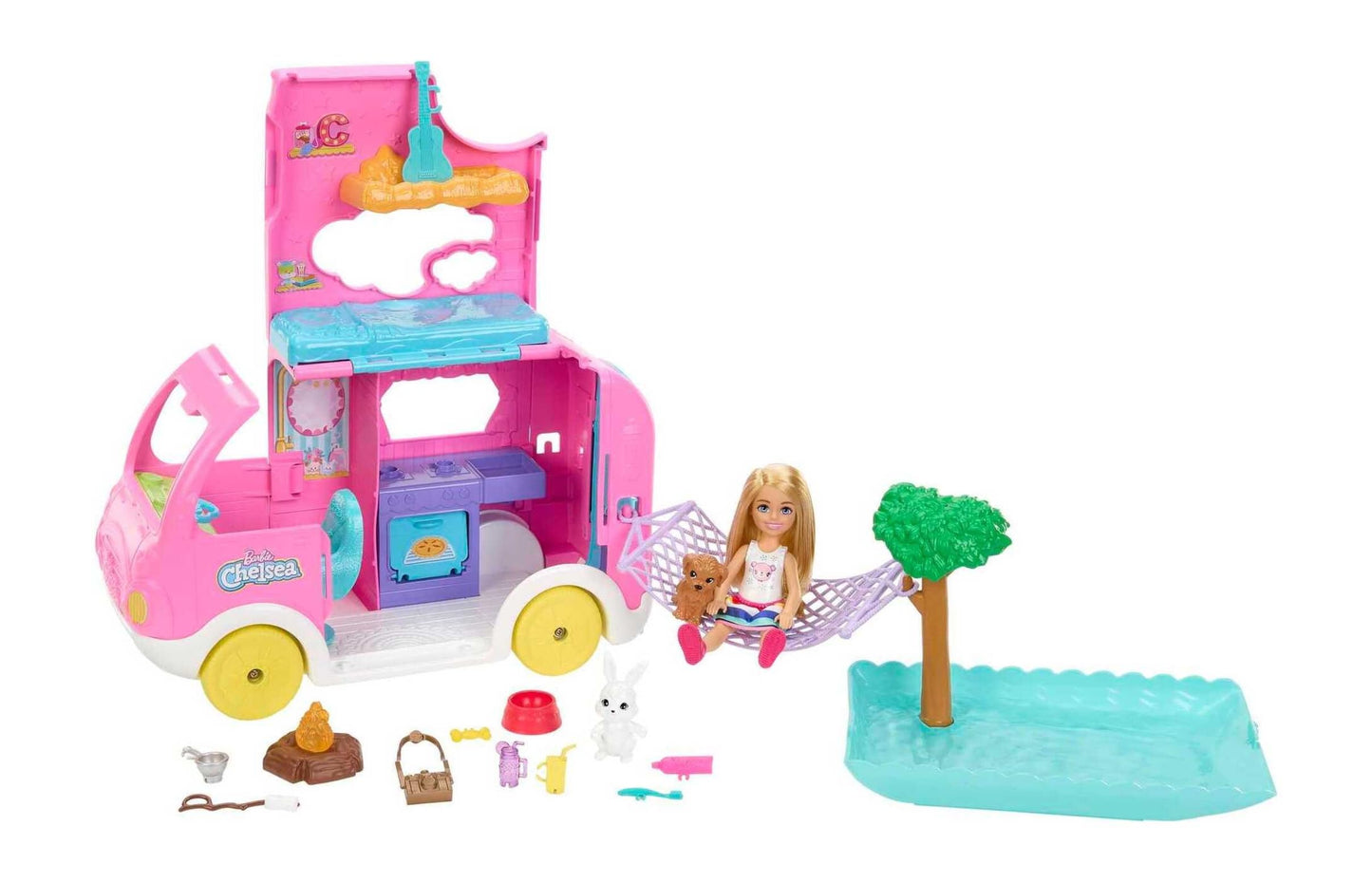 Barbie Camper, Chelsea 2-in-1 Playset