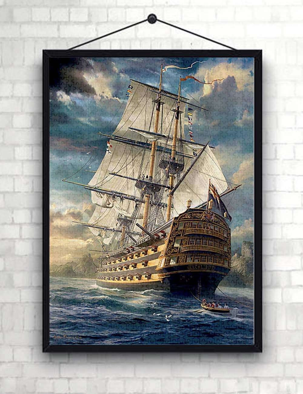 Dxles 1000 Piece Jigsaw Puzzle, The Great Voyage Puzzle for Adults and Kids Children Educational Toys (The Great Voyage)