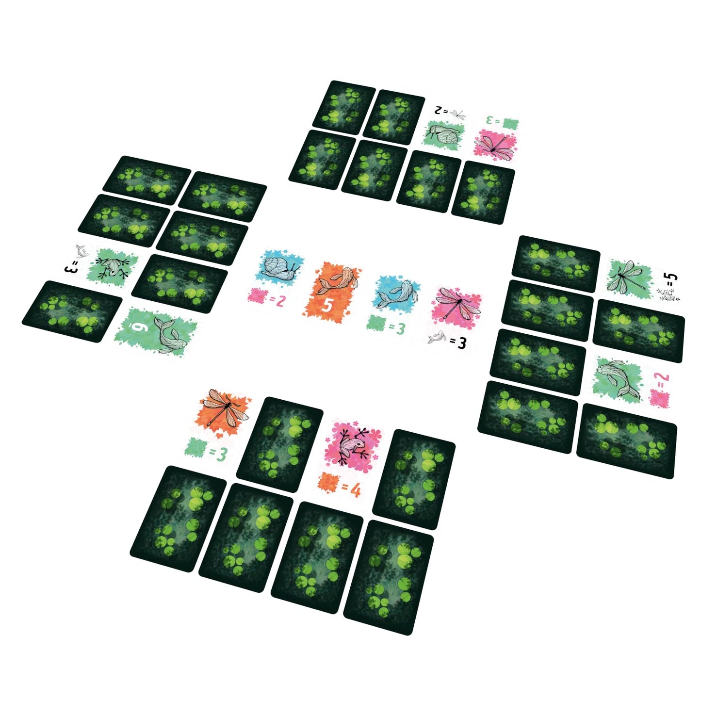 Hachette Boardgames Symbiosis | Strategic Card Game for Kids, Teens & Adults | Build a Thriving Pond Ecosystem | Fast-Paced Card Placement & Drafting