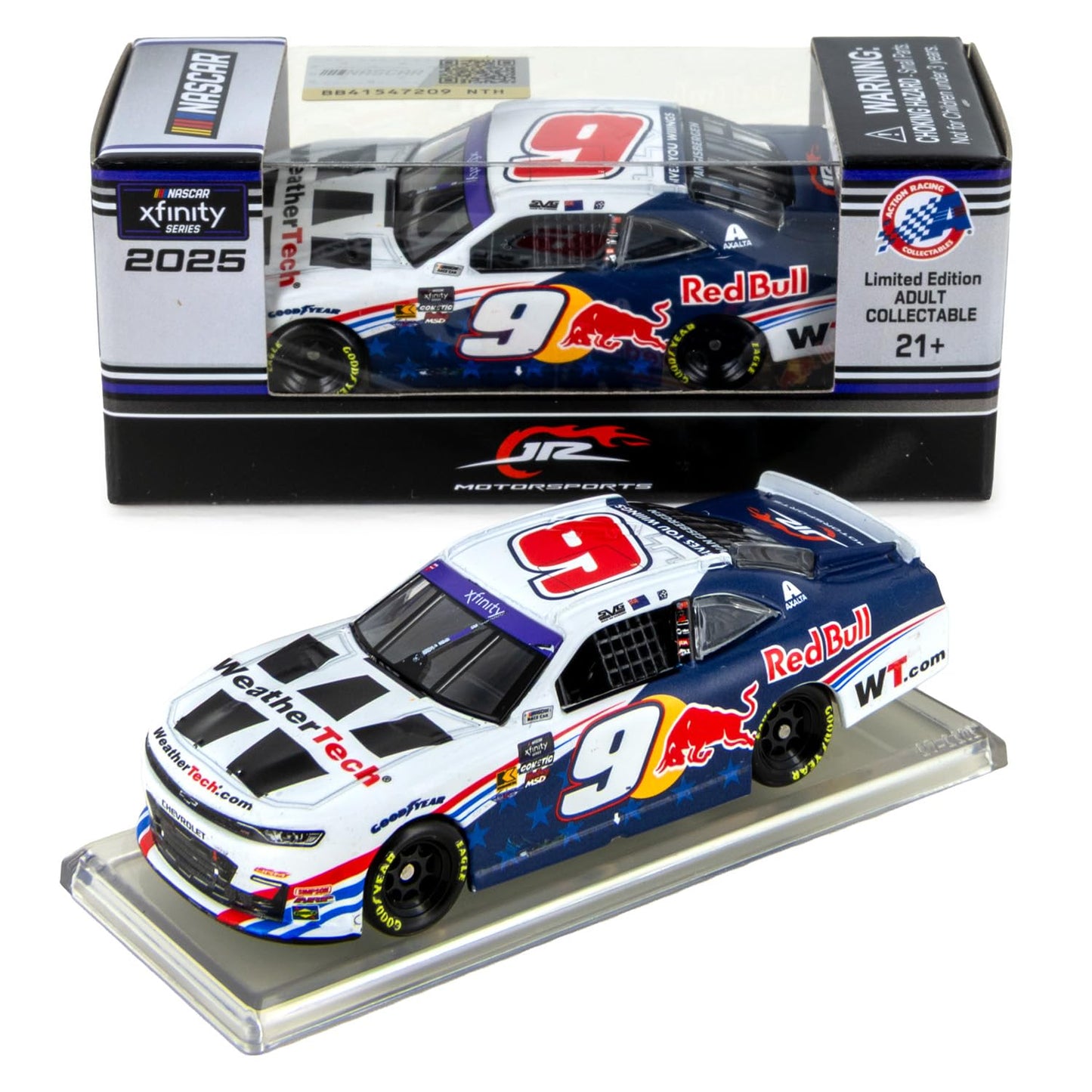 Shane Van Gisbergen 2025 Chicago Street Course Xfinity Series Race Win ARC Diecast Car 1:64 Scale