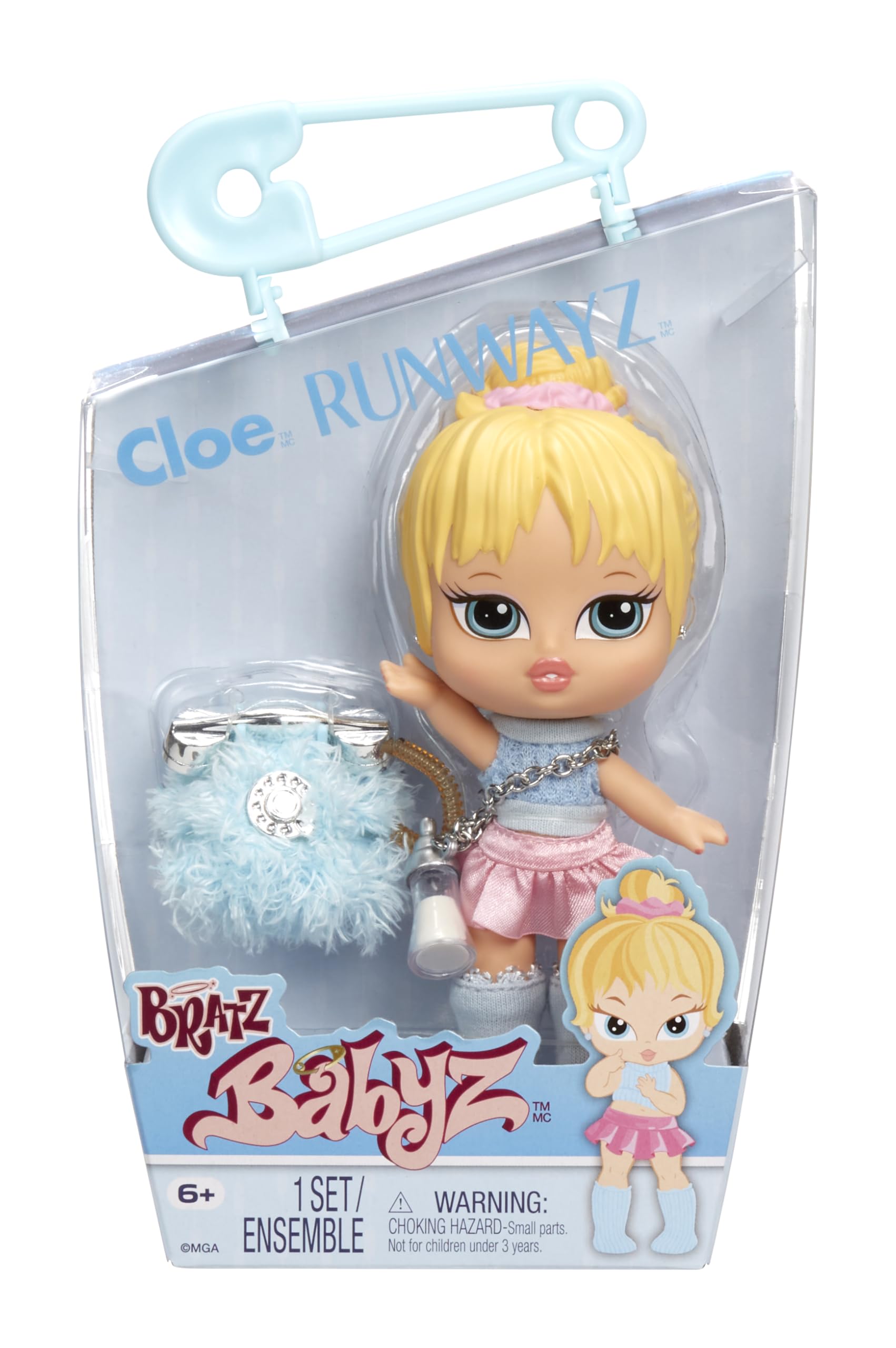 Bratz Babyz Runwayz Cloe Collectible Fashion Doll with Real Fashions