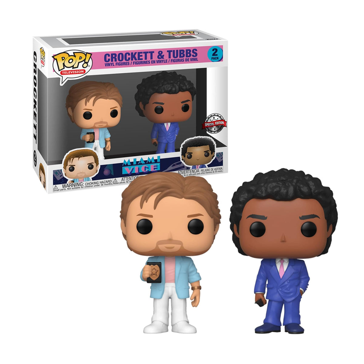 Funko Miami Vice POP 2-Pack | Crockett & Tubbs