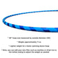 SpinMajik 36" Blue Dance Hula Hoop | Lighter Weight at 11 oz | Made in the USA