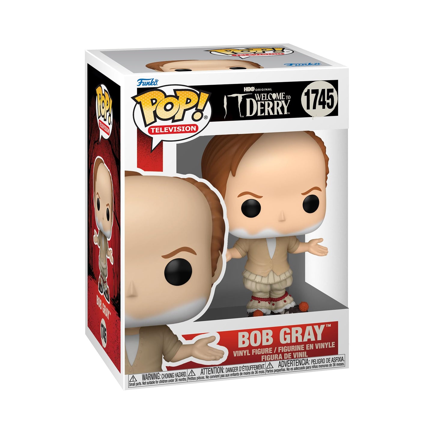 Funko Pop! TV: Welcome to Derry - Bob Gray - IT - Collectable Vinyl Figure - Gift Idea - Official Merchandise - Toys for Kids & Adults - Horror Fans