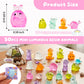 50 Pcs Glow in The Dark Mini Resin Animals Blind Bags