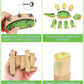 GLEEHAPY Dinosaur Wooden Toys,Snap on Dino Together Building Blocks,Take Apart Playset, STEM Montessori Educational Fine Motor Skill Learning Birthday
