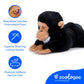 The Petting Zoo Chimp Stuffed Animal Plushie, Gifts for Kids, Earth Keeperz Wildlife Animals, Zoologee Black Chimp Plush Toy, 10 inches