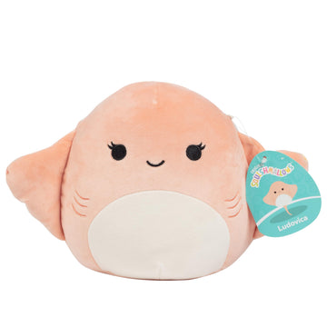 Squishmallows Original 8-Inch Ludovica The Stingray - Official Jazwares Plush - Collectible Soft Squishy Stingray Stuffed Animal Toy - Add to Your