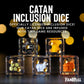 FanRoll Compatible with Catan Inclusion Dice, Set of 5