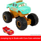 Mattel Disney and Pixar Cars On The Road Toys, Circus Stunt Ivy Vehicle, Jumping Monster Truck Inspired by Mattel Disney+ Show