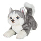 Bearington Explore 13-Inch Baby Dog Plush, Huggable Stuffed Animal Puppy, Adorable and Cuddly Husky Manouk Dog Plush Toy for Nursery Decor, Kids
