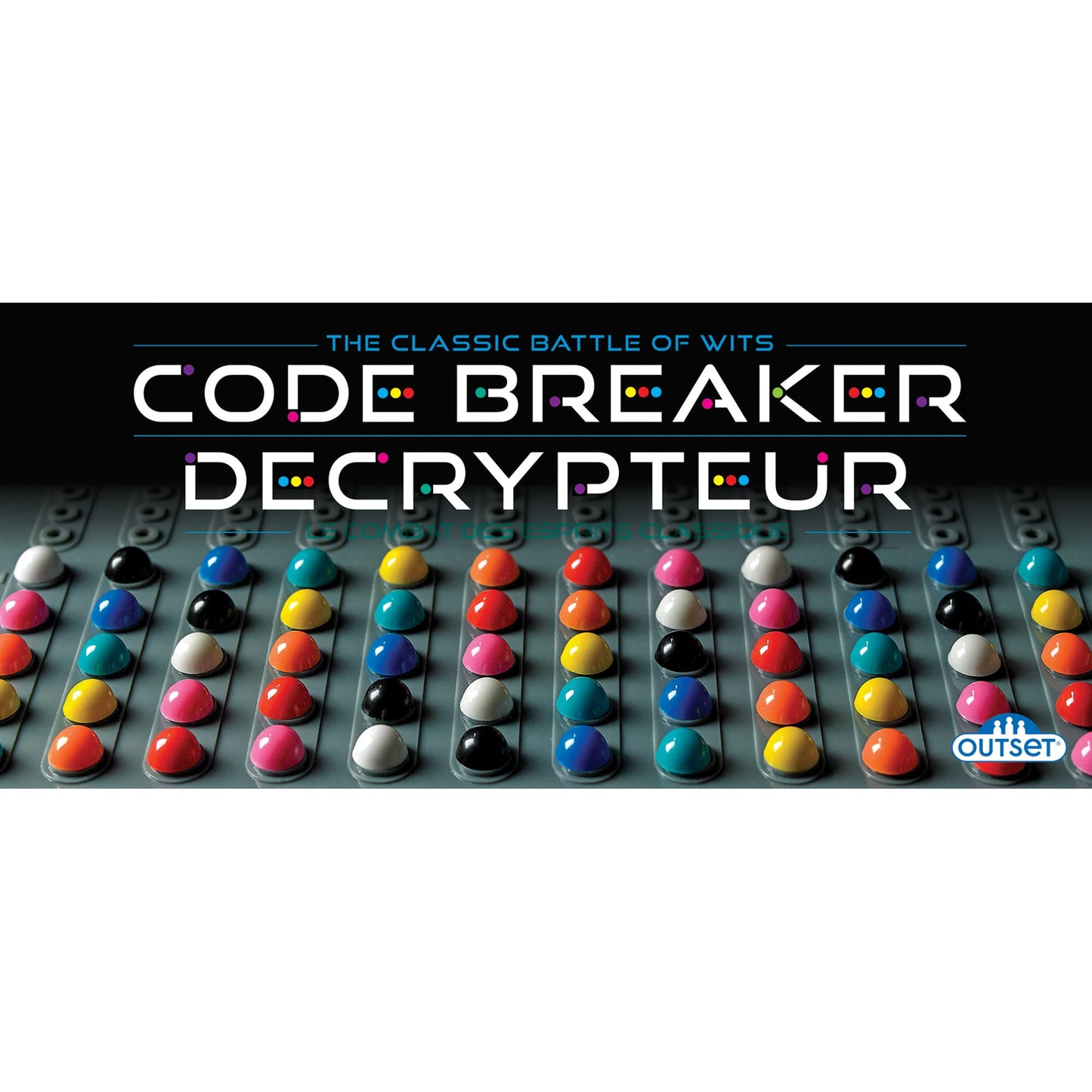Outset Media Code Breaker - The Classic Battle of Wits, Logic & Deduction Head-to-Head, Strategy Code Creating & Cracking Peg Game, Outset Media, Ages