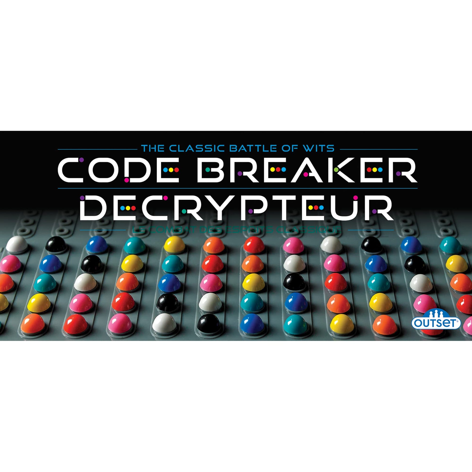 Outset Media Code Breaker - The Classic Battle of Wits, Logic & Deduction Head-to-Head, Strategy Code Creating & Cracking Peg Game, Outset Media, Ages