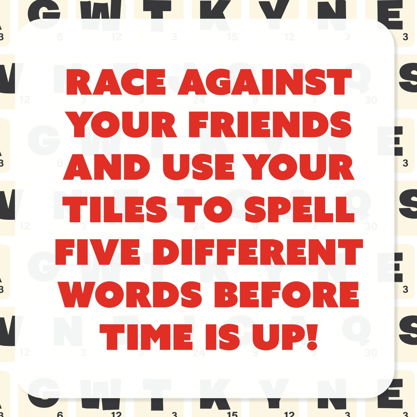 Dabble® Word Game | Fast-Paced Family Board Game | Enhances Spelling and Vocabulary for All Ages | Spell the First Five Words | Award-Winning