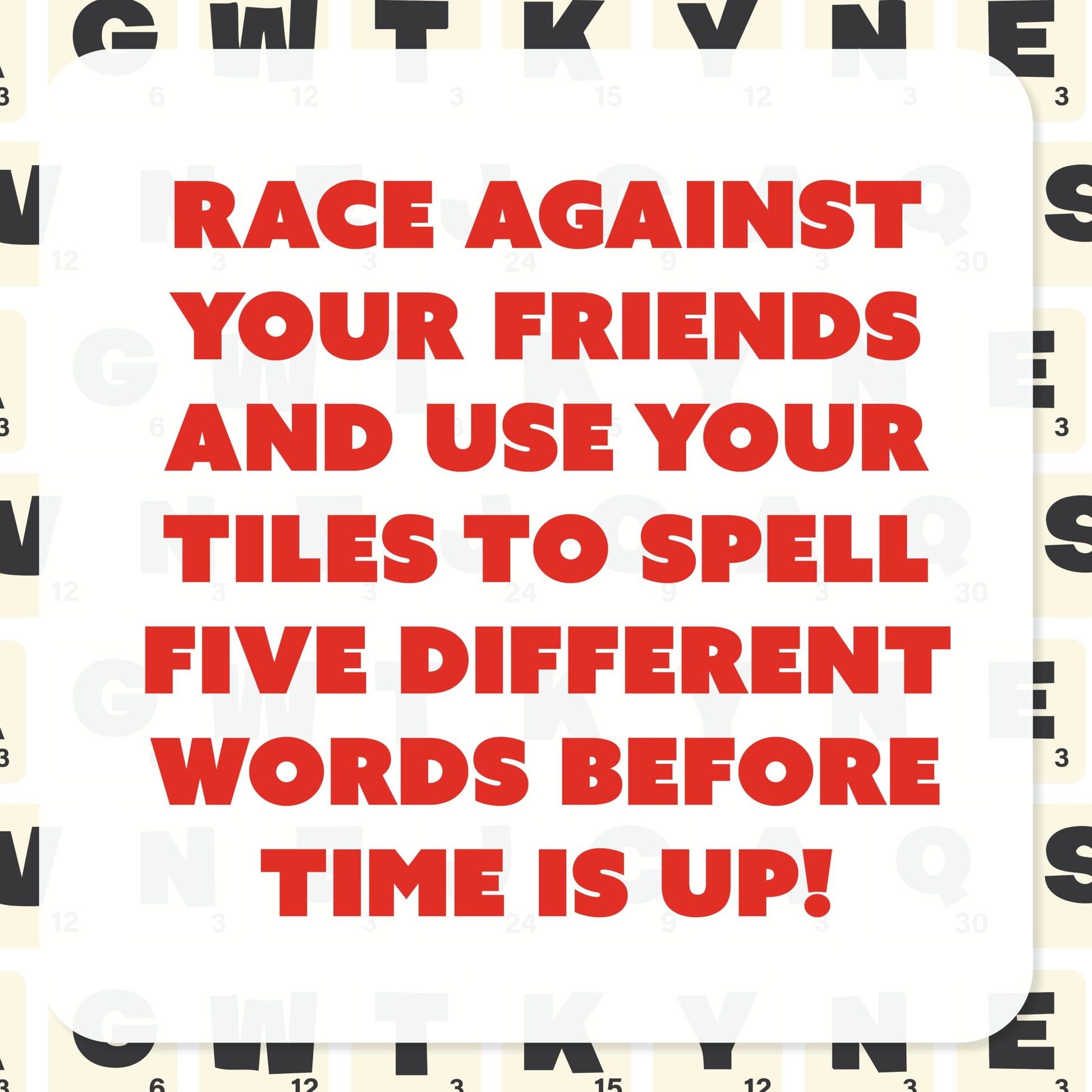 Dabble® Word Game | Fast-Paced Family Board Game | Enhances Spelling and Vocabulary for All Ages | Spell the First Five Words | Award-Winning