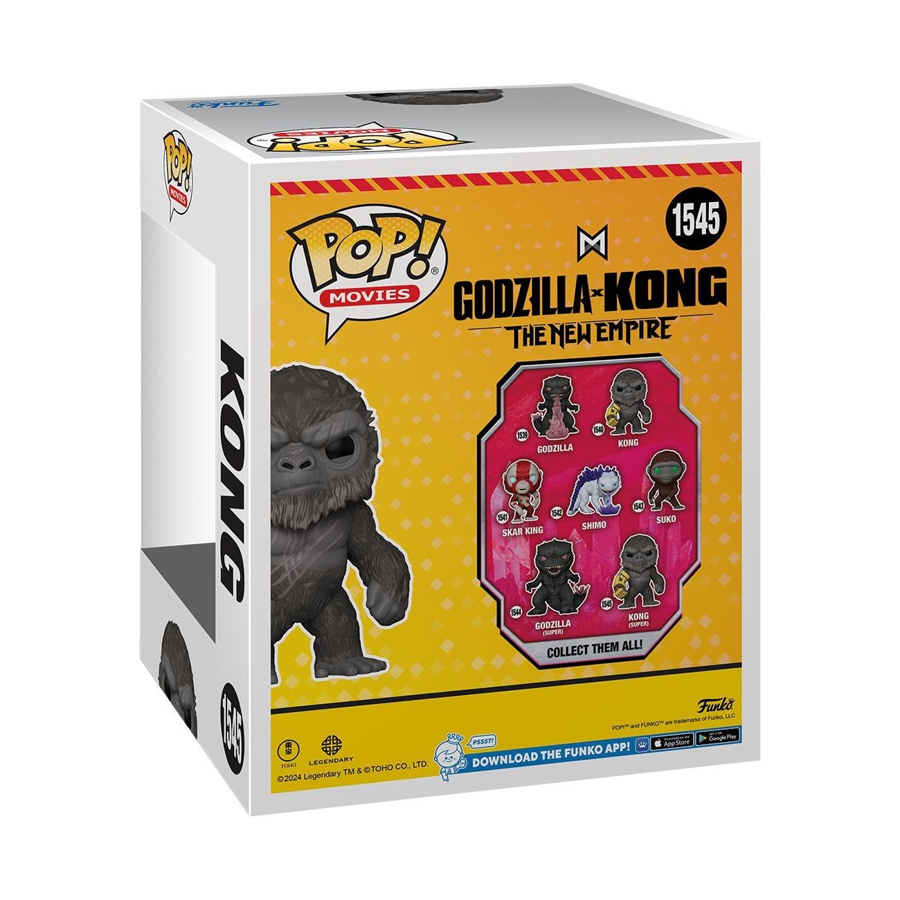 Funko POP! Super: Godzilla X King Kong: The New Empire - King Kong - Godzilla Vs Kong - Collectable Vinyl Figure - Gift Idea - Official Merchandise -
