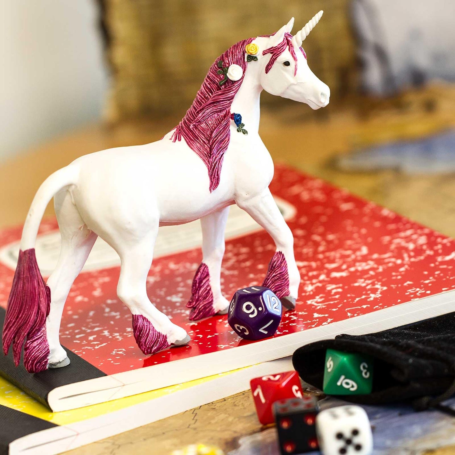 Safari Ltd. Pink Unicorn Figurine - Realistic Hand-Painted 5.5" Fantasy Themed Plastic Figure - Educational Toy for Boys, Girls & Kids Age 3+