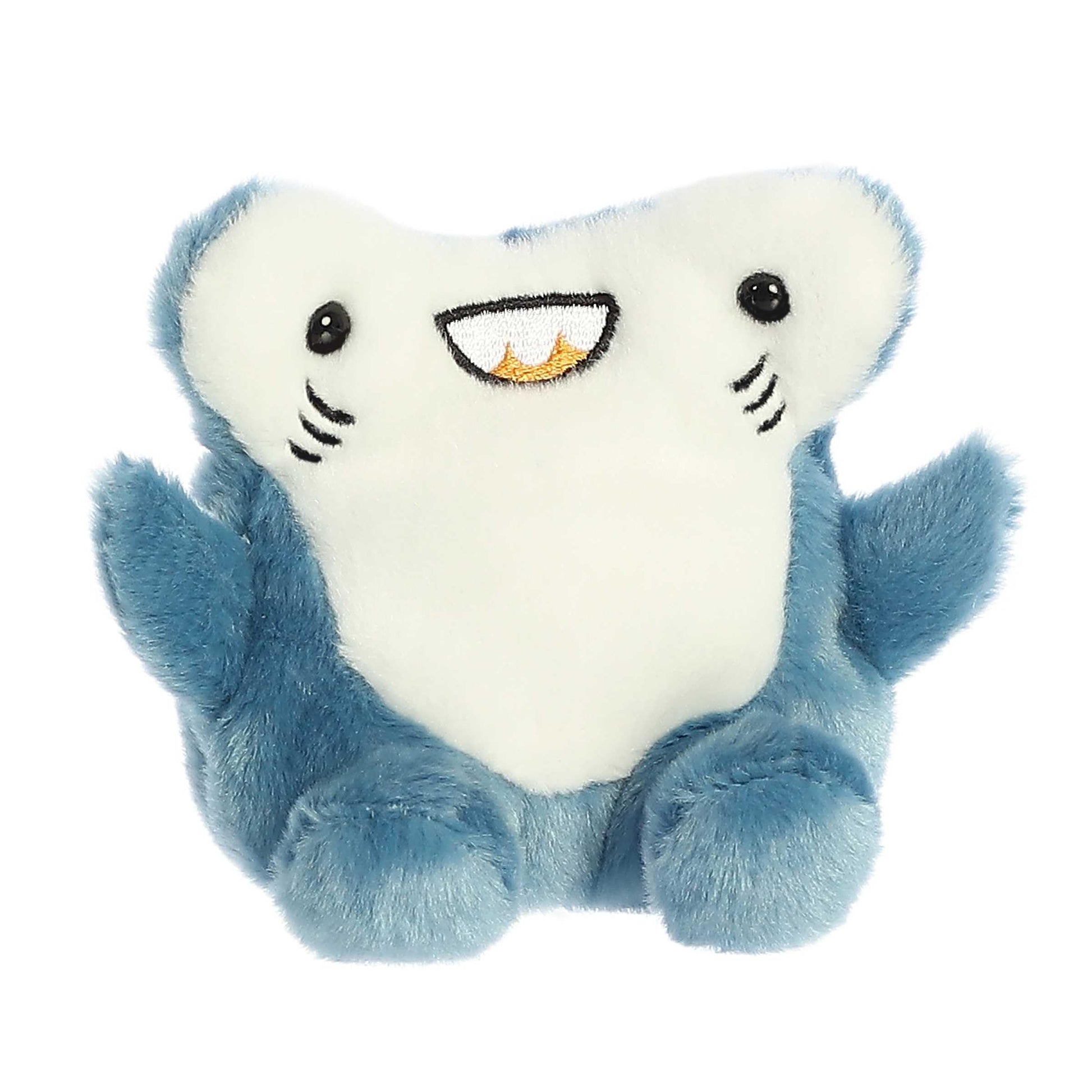 Aurora® Adorable Palm Pals™ Huddleston Hammerhead Shark™ Stuffed Animal - Fun Collectible Plush for Kids and Adult Collectors - Perfect for Decorating