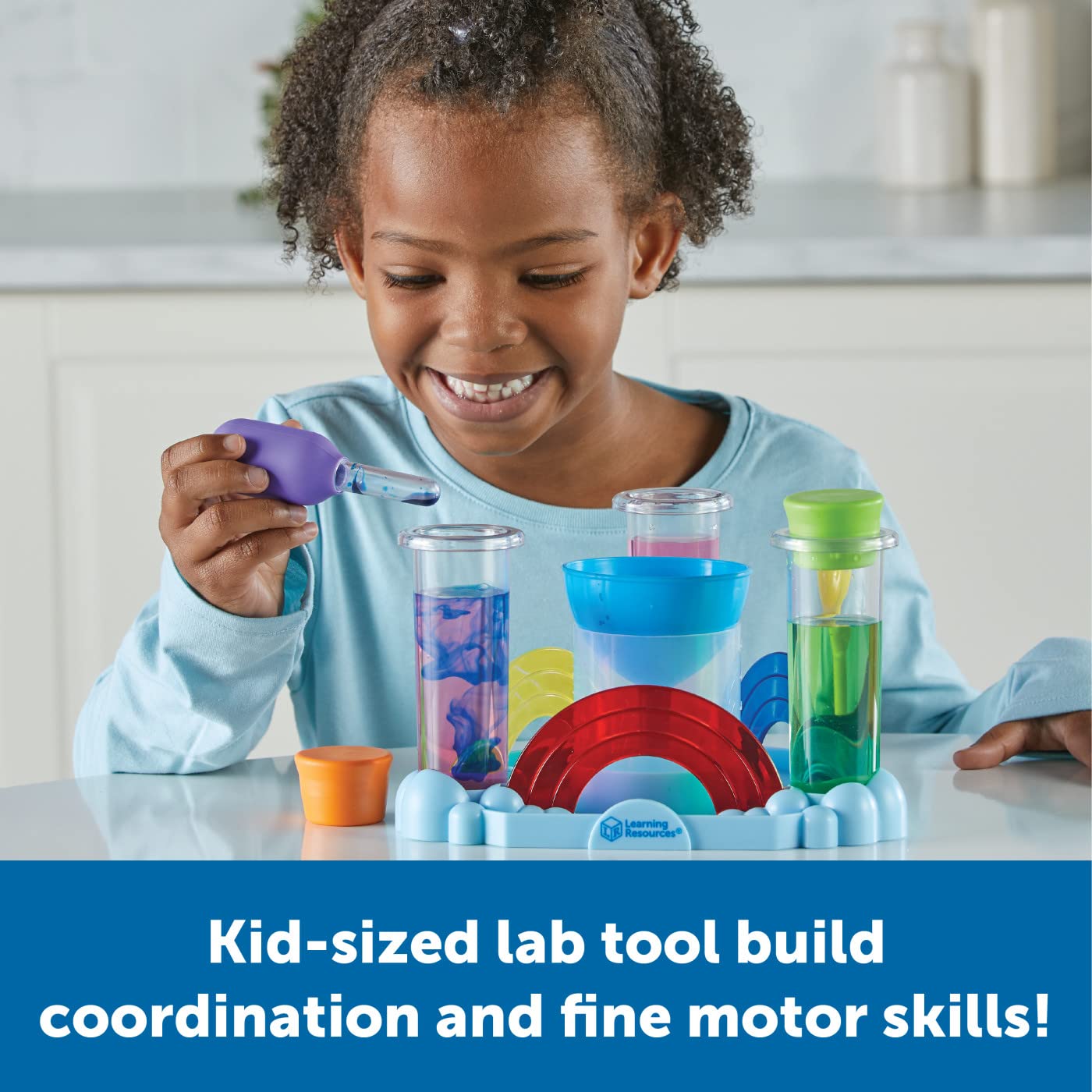 Learning Resources Rainbow Reactions Preschool Science Lab