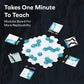 Allplay Waddle Board Game for Adults and Families - Connect Groups of Penguins to Claim The Most Fish - 1-Minute to Teach in A Small Box - 15 Min 2-5