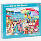 Vermont Christmas Company Day at The Beach Jigsaw Puzzle 1000 Piece