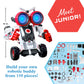 Thames & Kosmos Robotics Smart Machines Junior STEM Kit, Build & Code Your Robot’s Movements, Speed, Lights & Sounds, for Ages 8+, Use Screen-Free