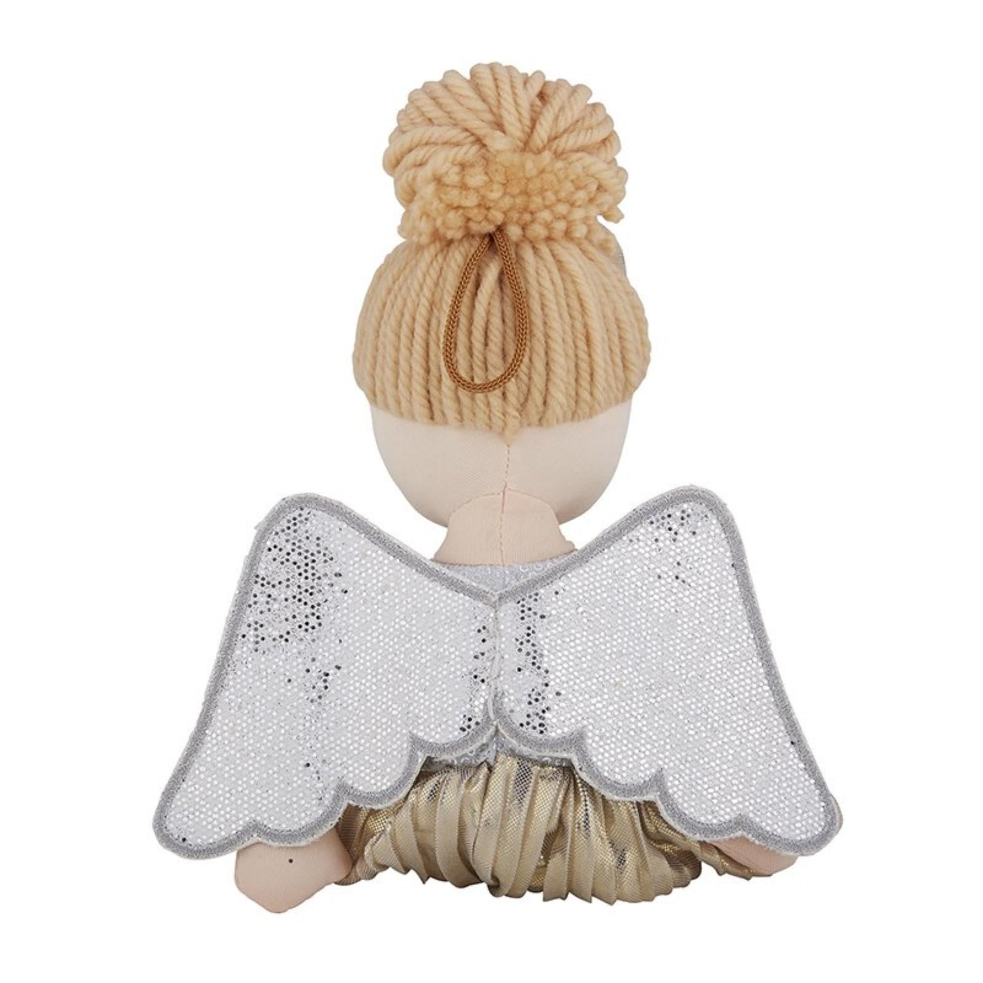 Stephan Baby Plush Angel Doll, Silver Wings