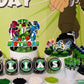Cartoon Party Decorations,Birthday Party Supplies For Cartoon Party Supplies Includes Banner - Cake Topper - 12 Cupcake Toppers - 18 Balloons - 2 Foil
