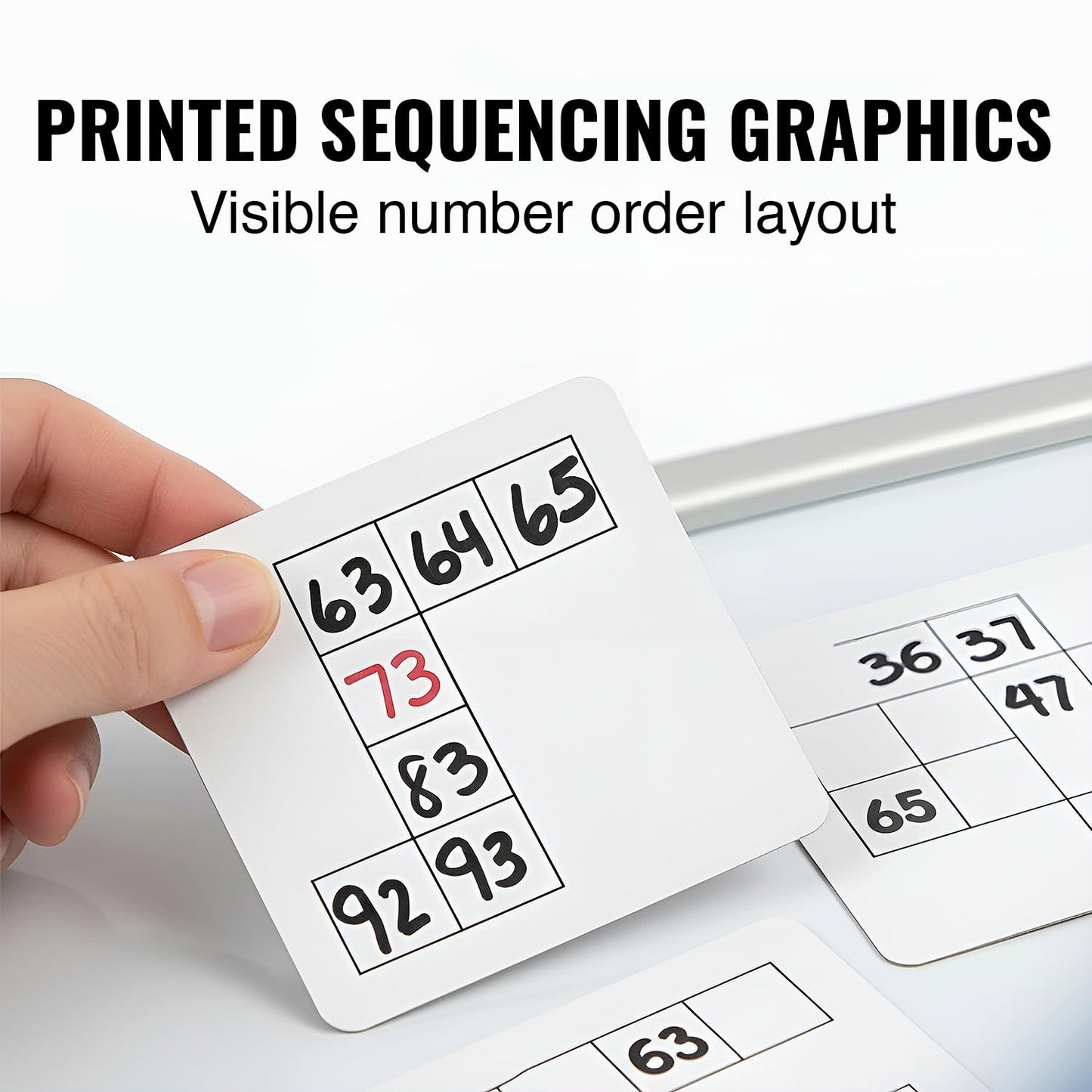 Fun Express Number Order & Sequencing Cards - 50 Pieces - Educational and Learning Activities for Kids