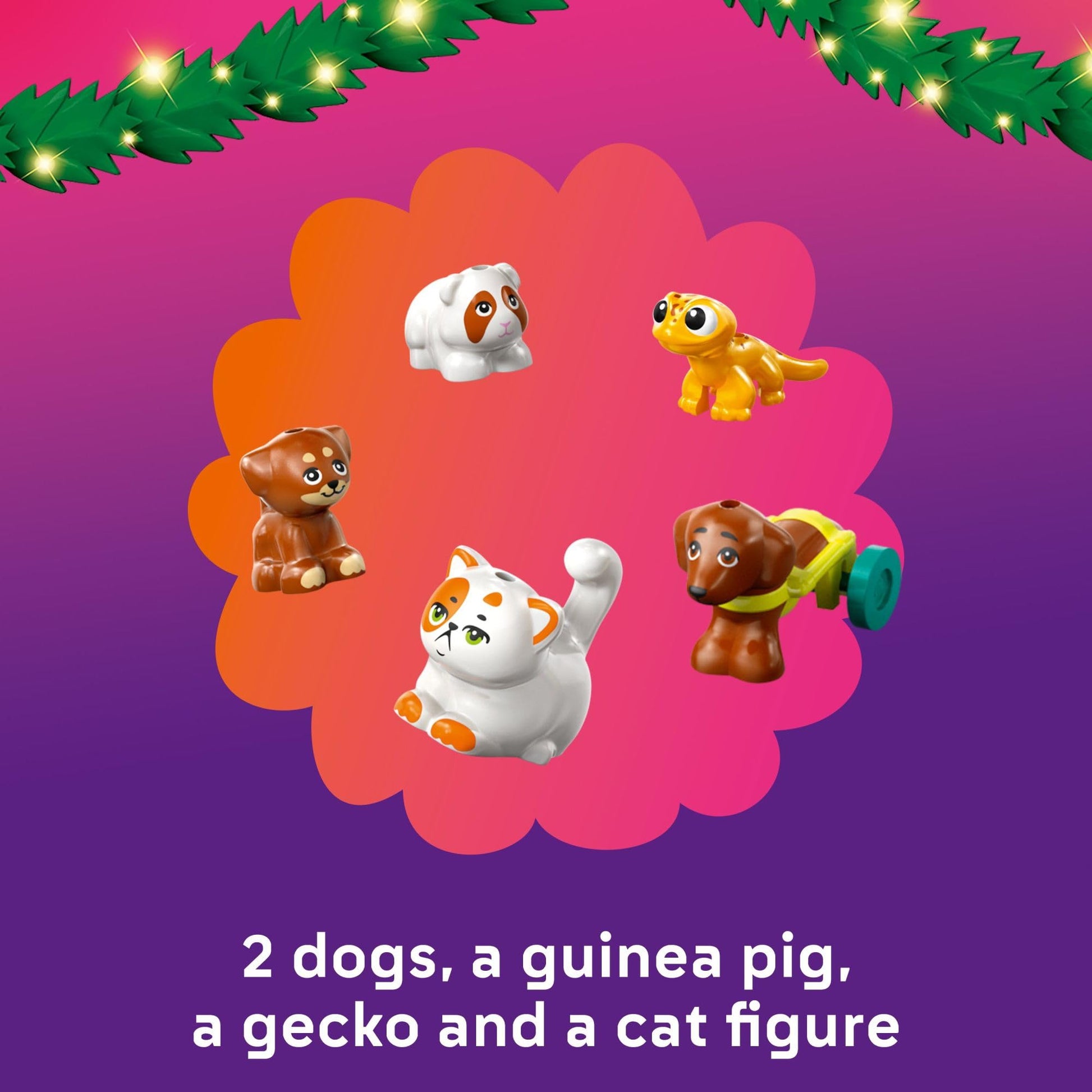LEGO Friends Advent Calendar 2025 Building Toy - Holiday Countdown Set for Girls & Boys, Ages 6+ - 24 Buildable Surprises, 5 Minidolls & 5 Pets - Kids