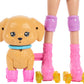 Barbie Pets Skate and Run Pup Blonde Doll