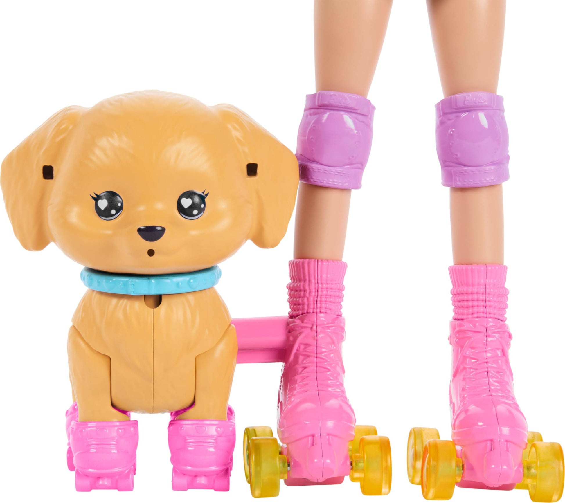 Barbie Pets Skate and Run Pup Blonde Doll