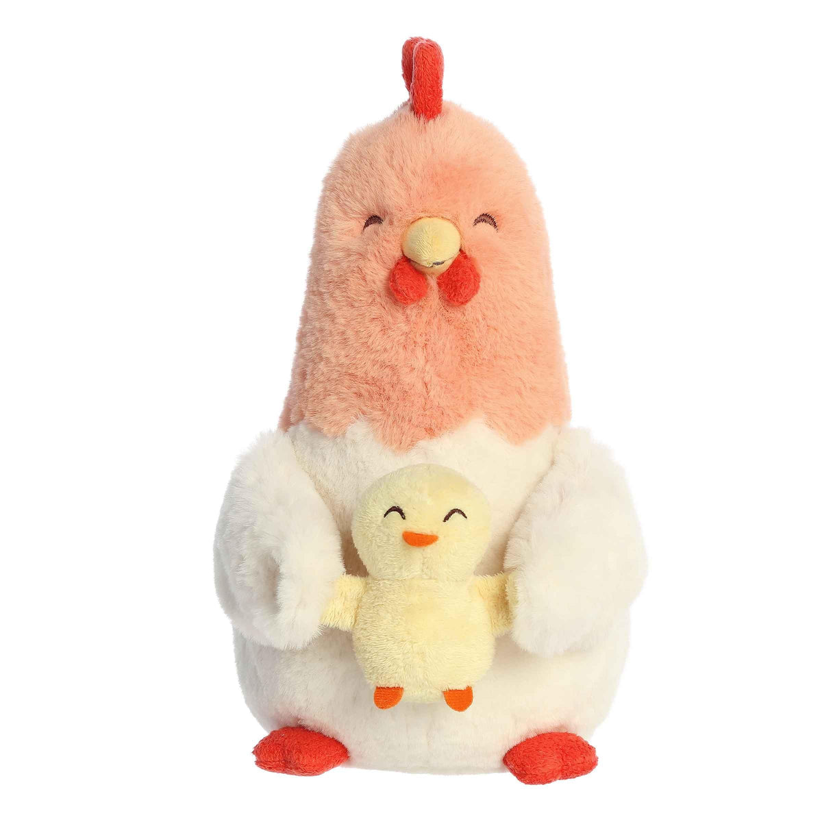 Ebba Snuggawugs 11" Cluck Chicken & Cheepy Chick Baby Stuffed Animal