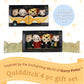 Kids Preferred Harry Potter Quidditch 4 Pc Plush Set - Harry Potter, Draco Malfoy, Cedric Diggory, and Luna Lovegood, Crinkle and Bean Filled Bottom
