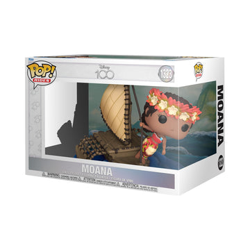 Funko POP! Ride Super Deluxe: Disney 100 - Moana on Sailboat - Collectable Vinyl Figure - Gift Idea - Official Merchandise - for Kids & Adults