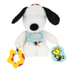 Kids Preferred Peanuts Snoopy Activity Toy - Jingle, Mirror, Teethers, Crinkle, Ribbons, Crinkle, Satin Accents, Soft Plush, On-The-Go Clip, 12 in