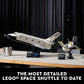 LEGO Icons NASA Space Shuttle Discovery 10283 Model Building Set - Spaceship Collection with Hubble Telescope, Detailed Display for Home or Office
