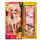 Rainbow High Pacific Coast Bella Parker- Pink Fashion Doll with 2 Designer Outfits, Pool Accessories Playset, Interchangeable Legs, Toys for Kids, for