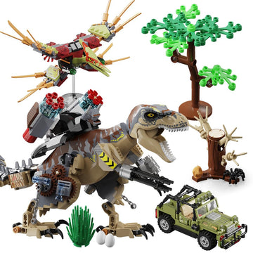 Mesiondy Building Blocks Toys Sets 725 Pcs for Age 6 8 9 10 11 12 13 14 Years, Dinosaur Park World,Birthday Gifts for Boys and Girls