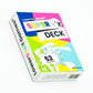 LowerShelf Games Super Deck, 52 Family Card Games with QR Code Tutorials, Interactive Playing Cards, Ages 13+