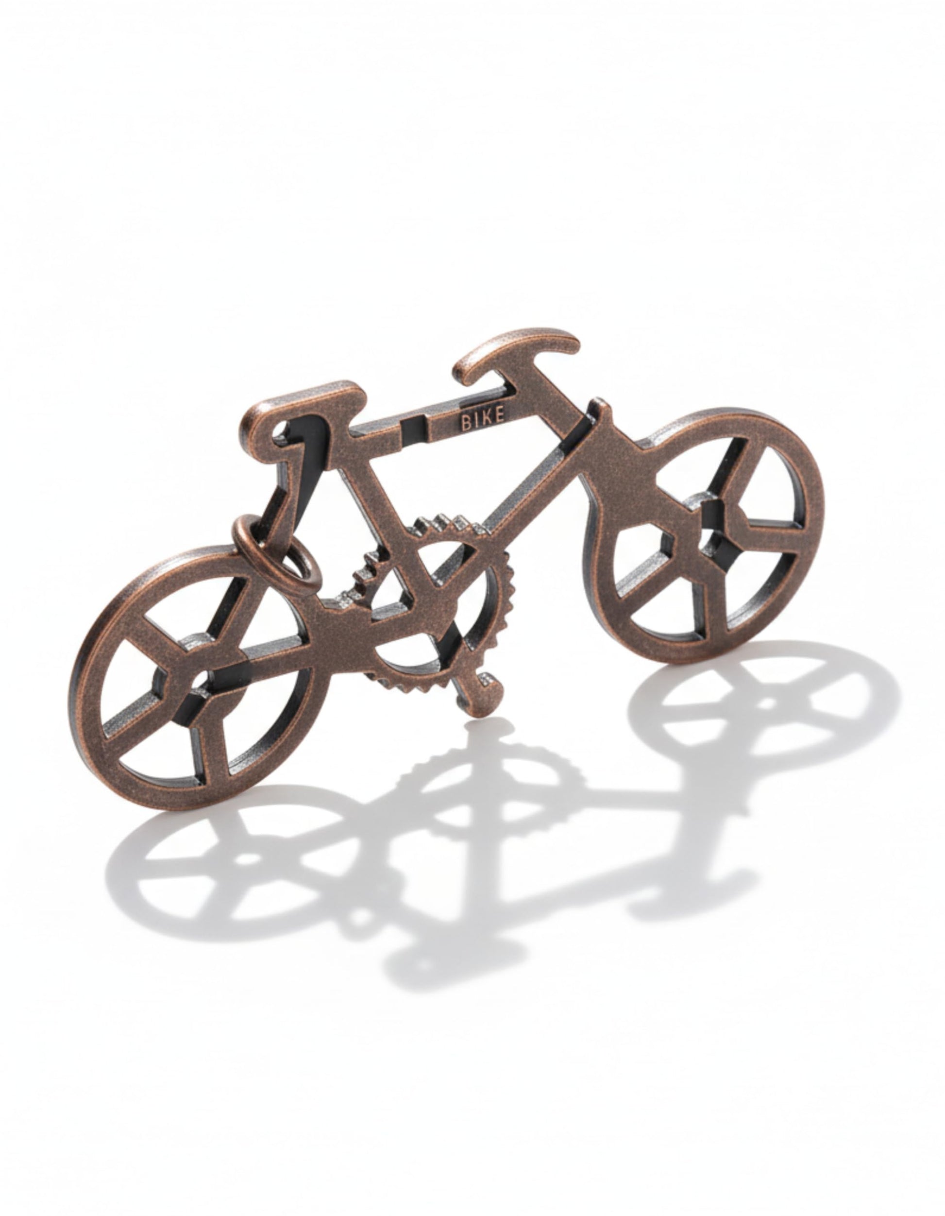 Bicycle Puzzle by Sharp Brain Zone - Premium Durable Metal Brainteaser | Challenging 3D Mechanical Logic Game, Focus & Stress Relief Tool, Travel