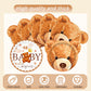 41Pcs Bear Paper Plates Bear Shaped Disposable Cake Plates Tableware
