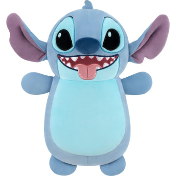 Squishmallows Original Disney 10in Stitch with Tongue Out HugMees - Ultrasoft Official Jazwares Plush (Medium-Sized)