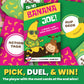 Oh No Banana Joe! Memory Speed Card Game by Taco Cat Games | Duel Card Game for Kids and Adults with Laugh Out Loud Challenges | Quick 10 Minute Games