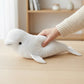 Simulation White Beluga Whale Plush Toy - Long Lifelike Delphinapterus leucas Doll Whale Stuffed Toys, Super Soft Realistic Sea Animals Beluga Whales